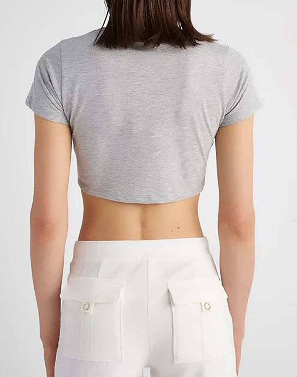 Women's T-Shirts Sugarfree Gray