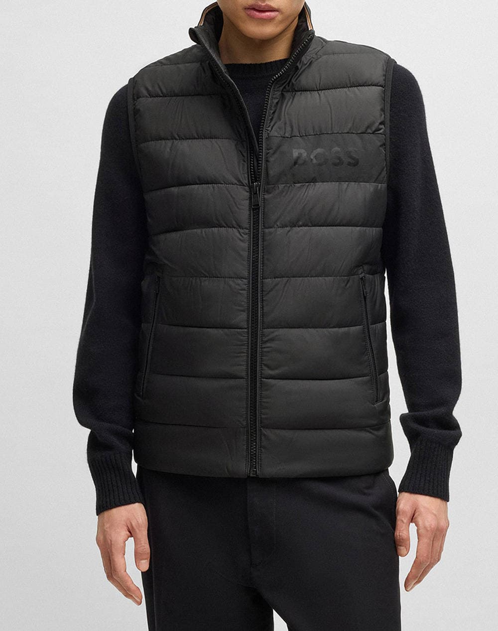 Men's Vests Boss Black