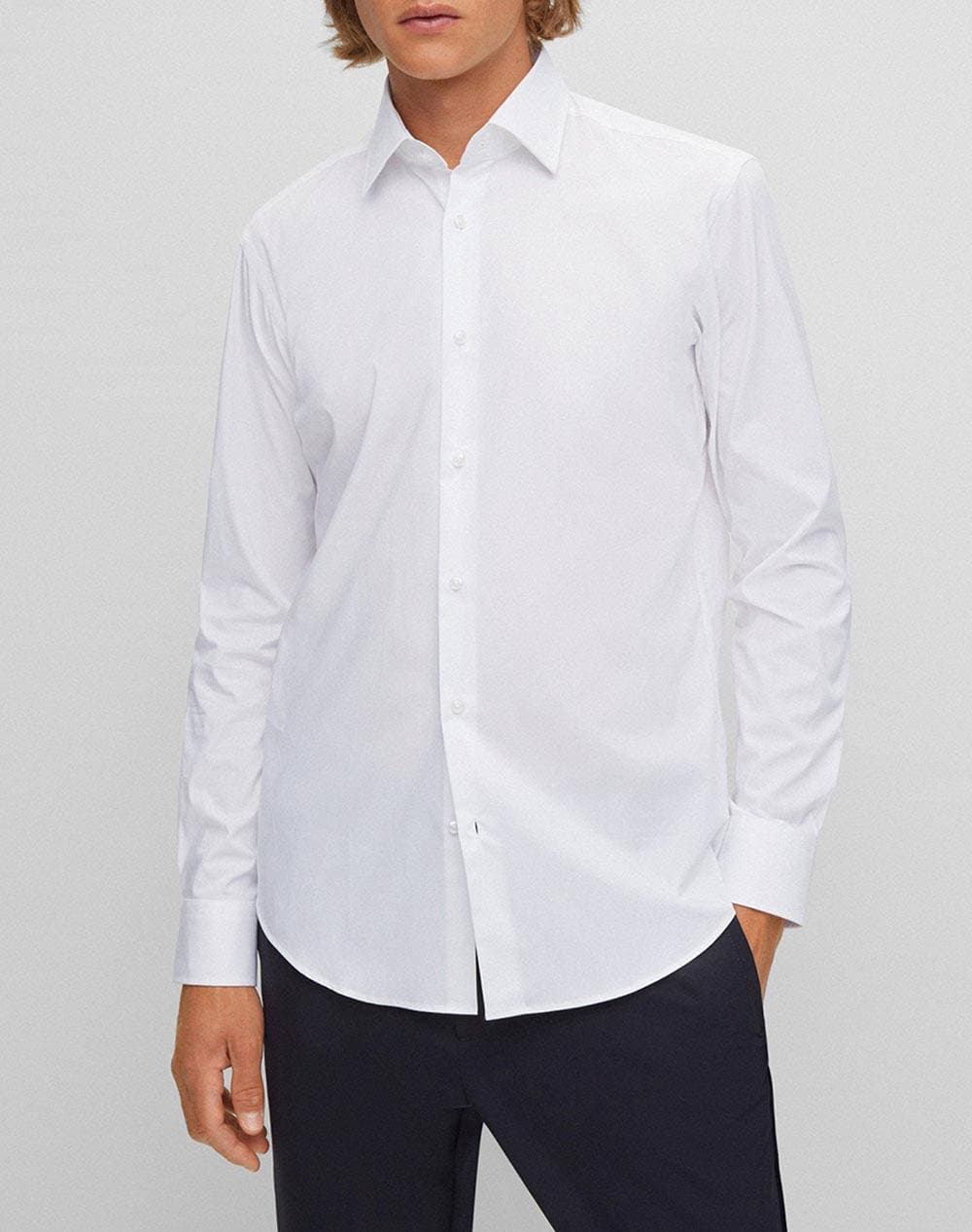 Men's Shirts Boss White