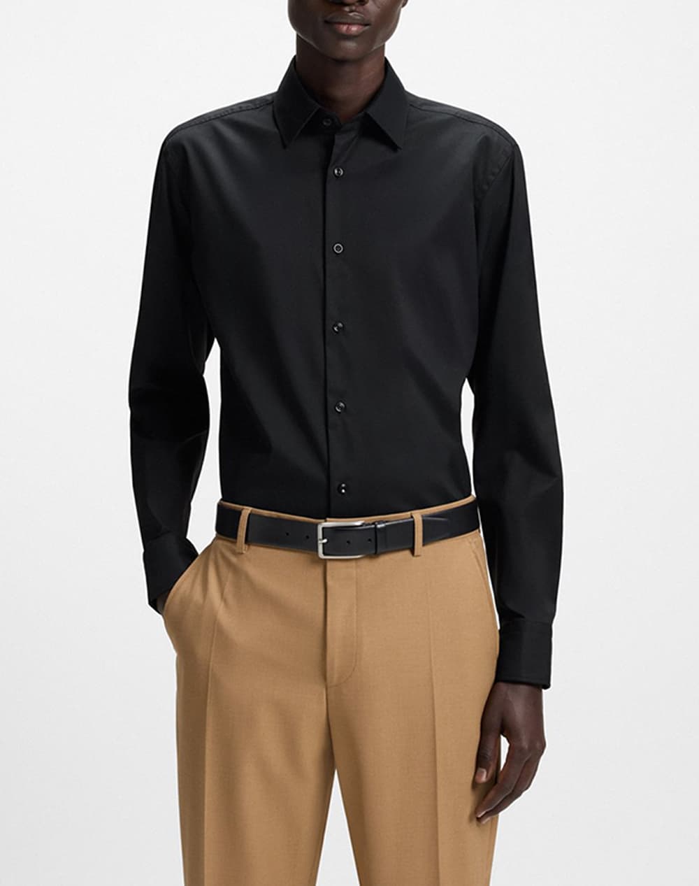 Men's Shirts Boss Black