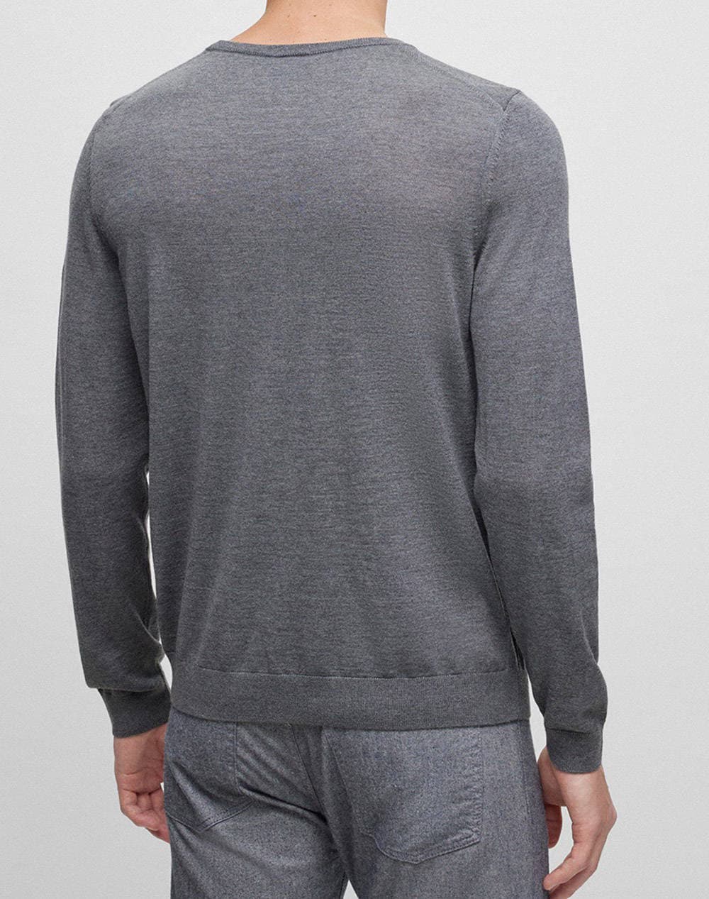 Men's Knitwear Boss Gray