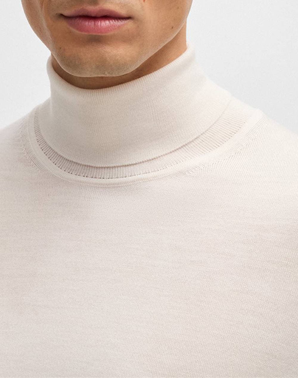 Men's Knitwear Boss Ecru