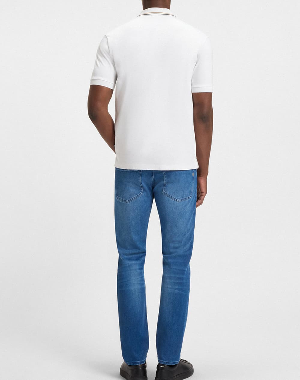 Men's Polo Shirts Boss White