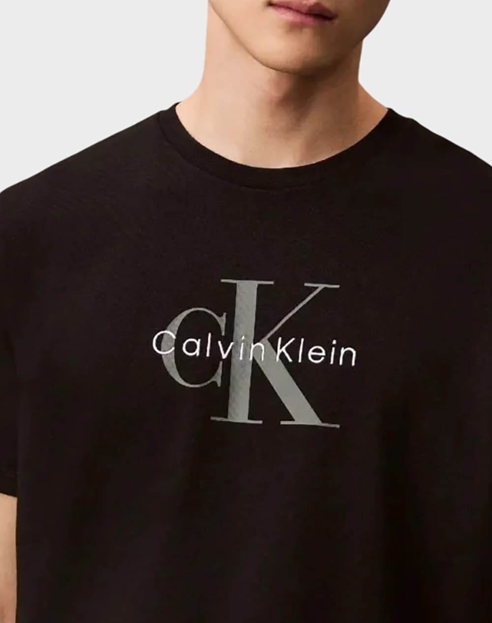 TSHIRT CALVIN KLEIN SS HERO MONOLOGO TEE BLACK CALVIN KLEIN