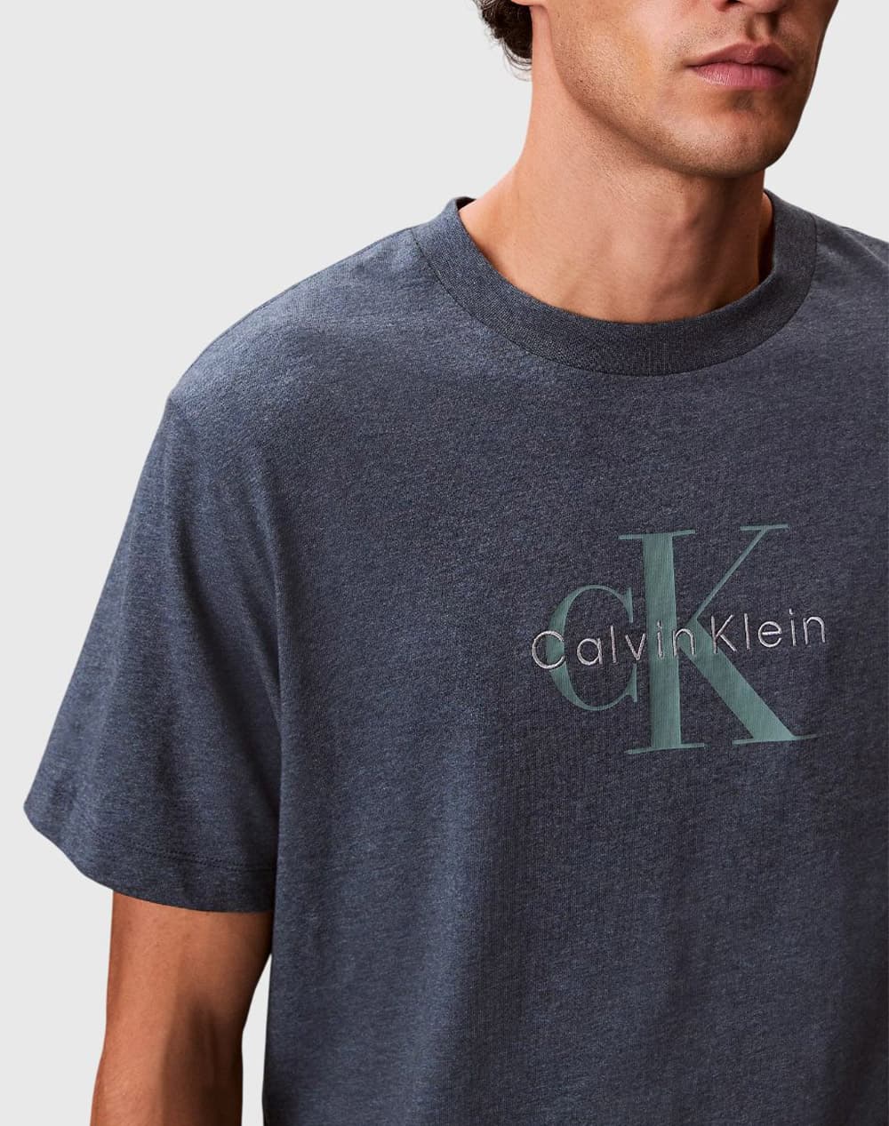 T-SHIRT CALVIN KLEIN NEARLY NAVY HEATHER CALVIN KLEIN