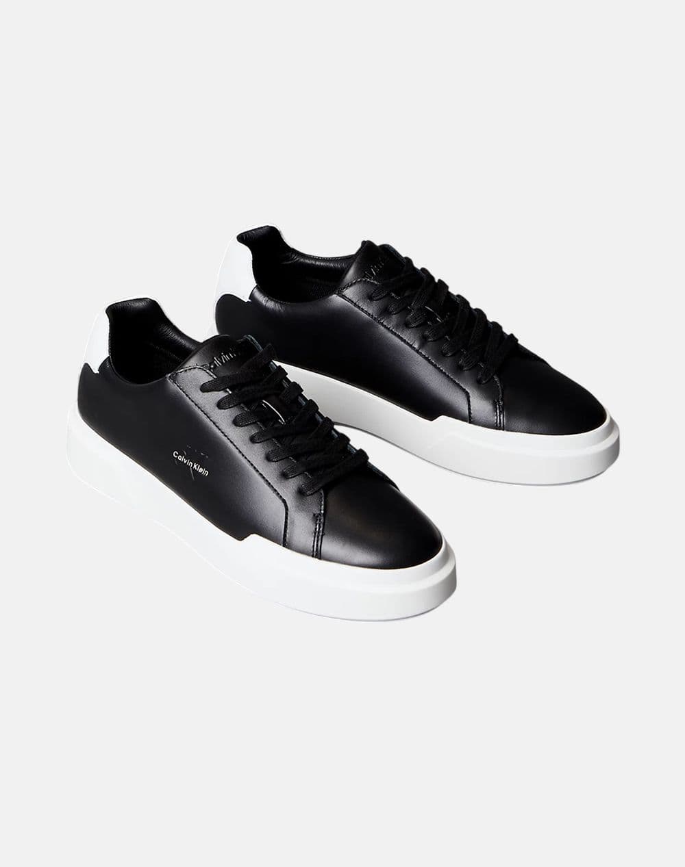 Ανδρικά Δερμάτινα Chunky Sneakers Μαύρα Calvin Klein YM0YM01344-0GM