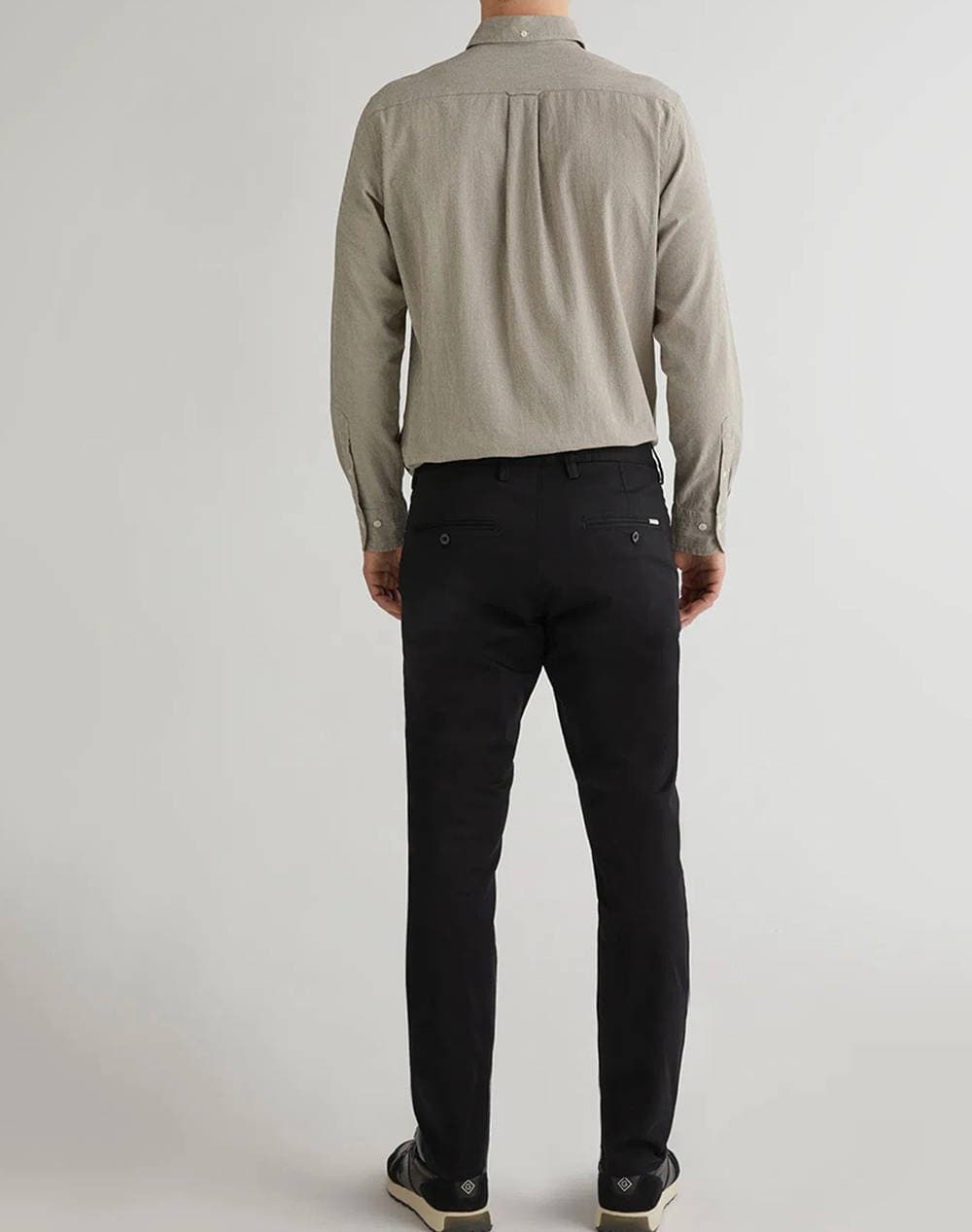 Men's Chino Pants Gant Black