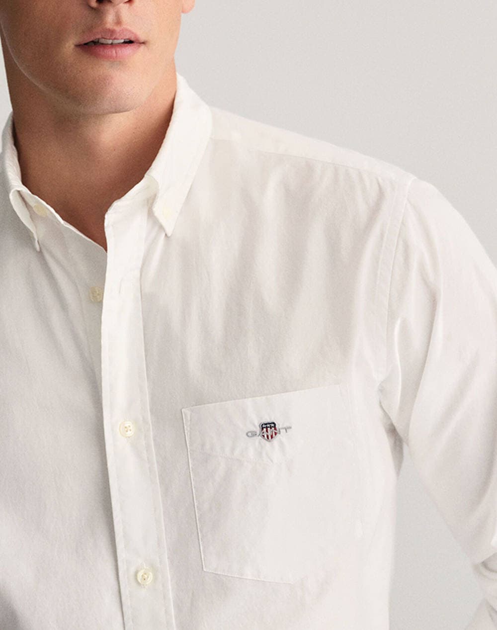 Men's Shirts Gant White