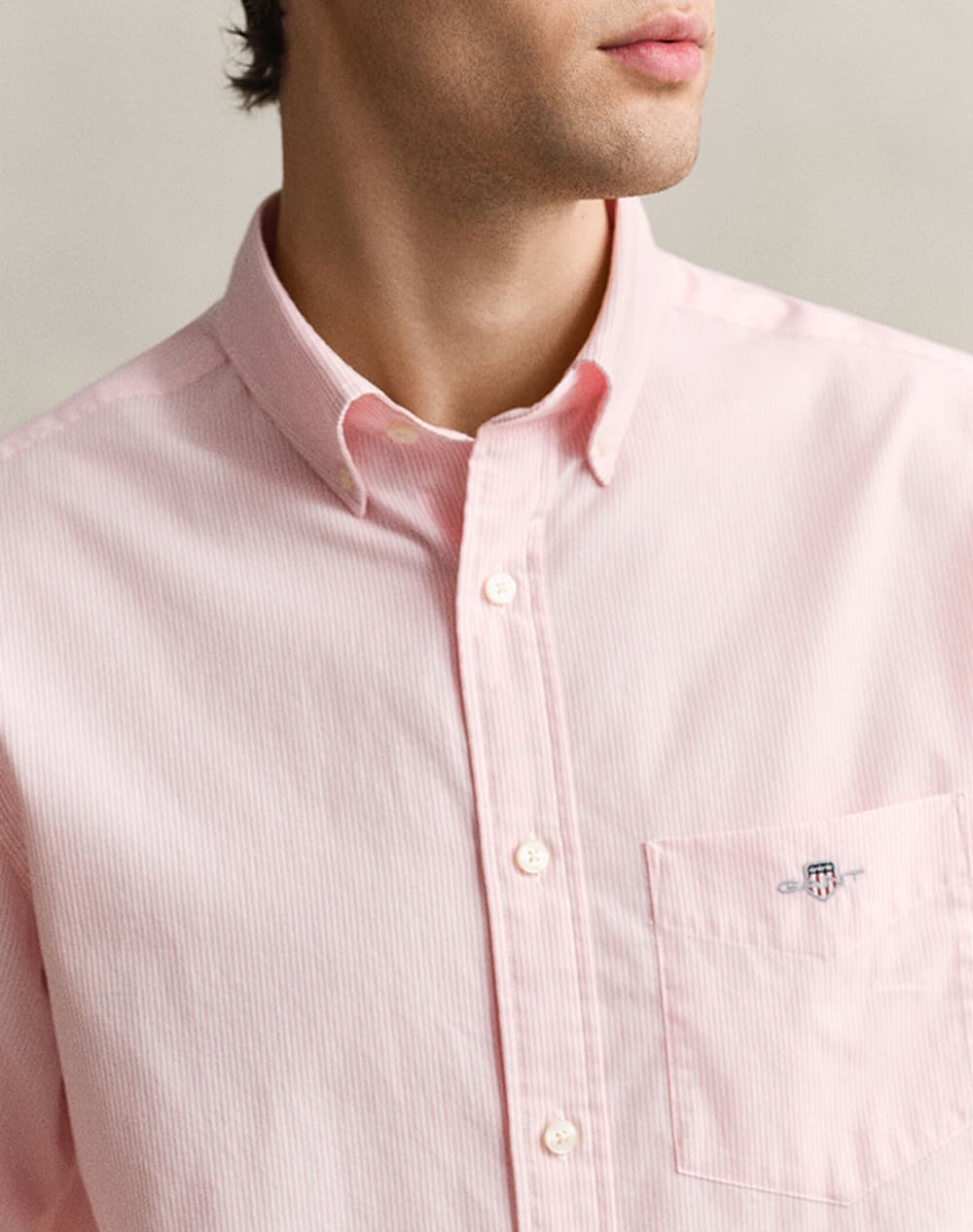 Men's Shirts Gant Pink