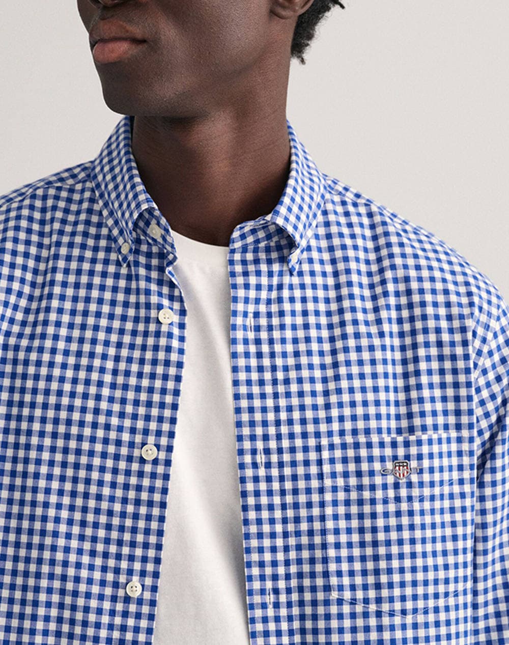 Men's Shirts Gant Blue