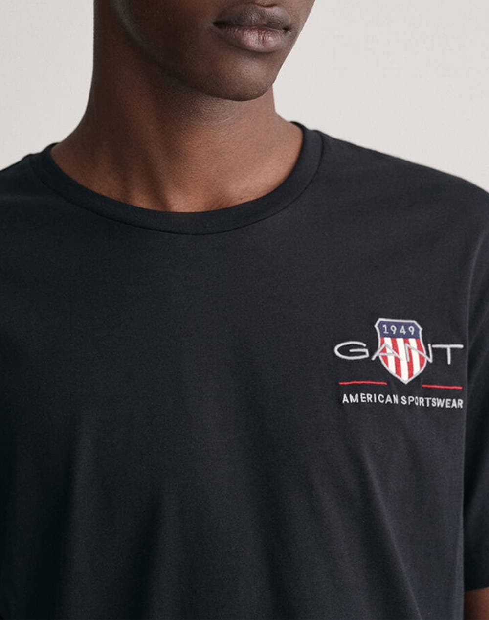 Men's T-Shirts Gant Black