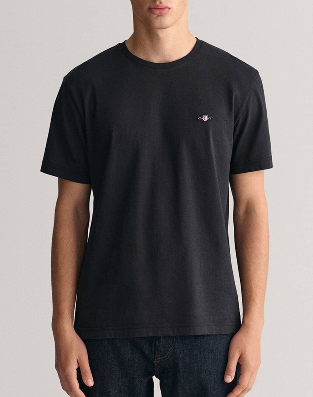 Men's T-Shirts Gant Black