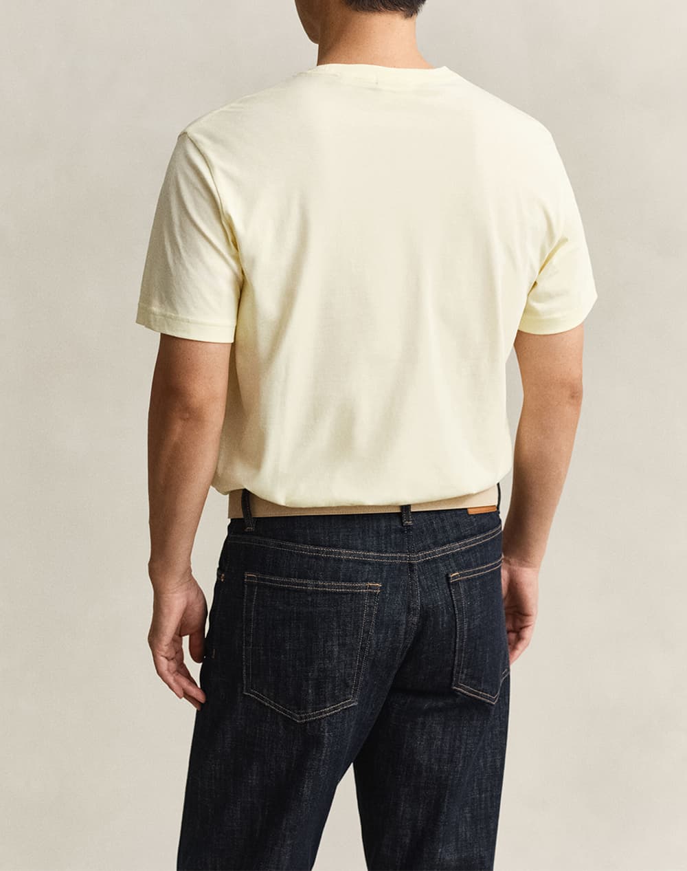 Men's T-Shirts Gant Ecru