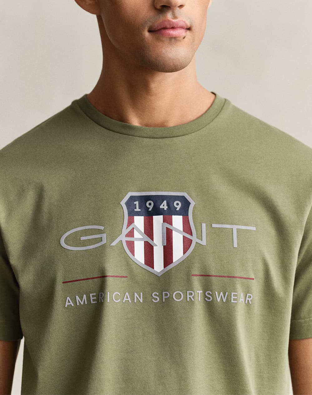 Men's T-Shirts Gant Green