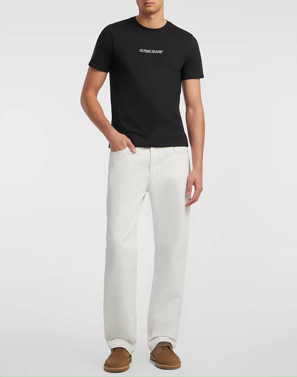 Men's T-Shirts Guess Jeans Black