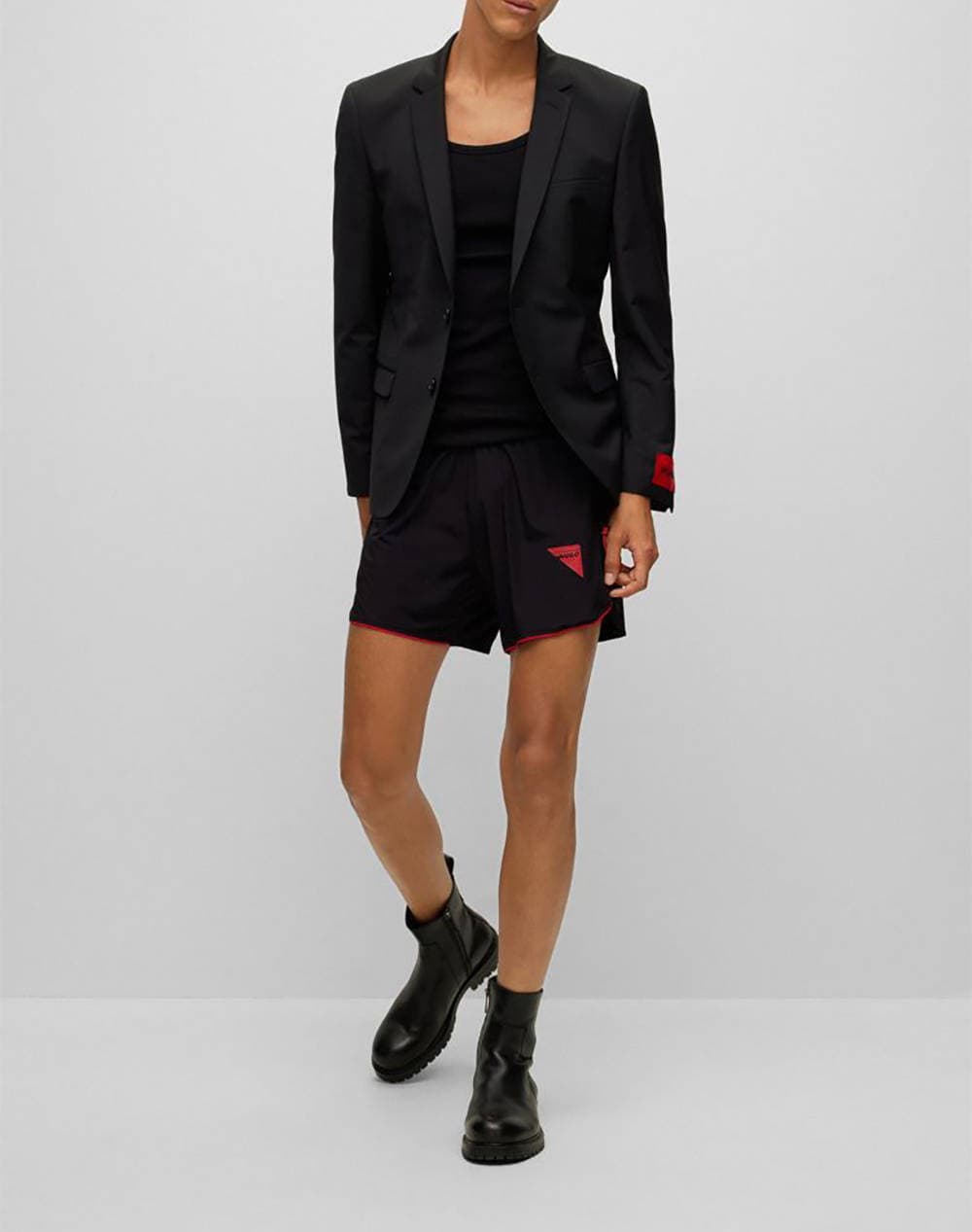 HUGO ΣΑΚΑΚΙ ΚΟΣΤΟΥΜΙΟΥ EXTRA SLIM FIT SUPER FLEX ARTIM204X ΜΑΥΡΟ