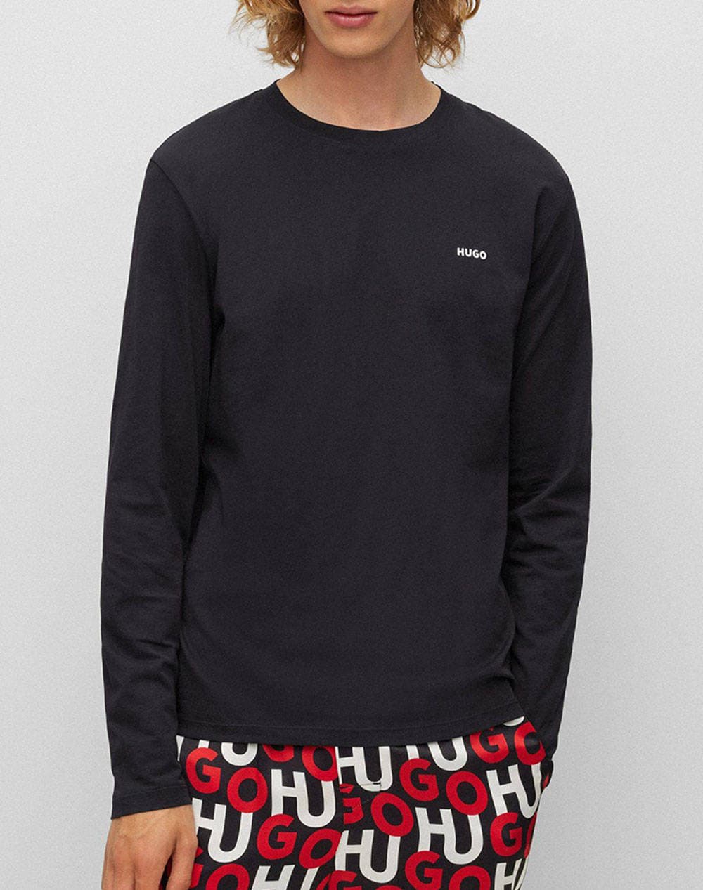 HUGO ΜΠΛΟΥΖΑ JERSEY Derol222 50466159-001 Black