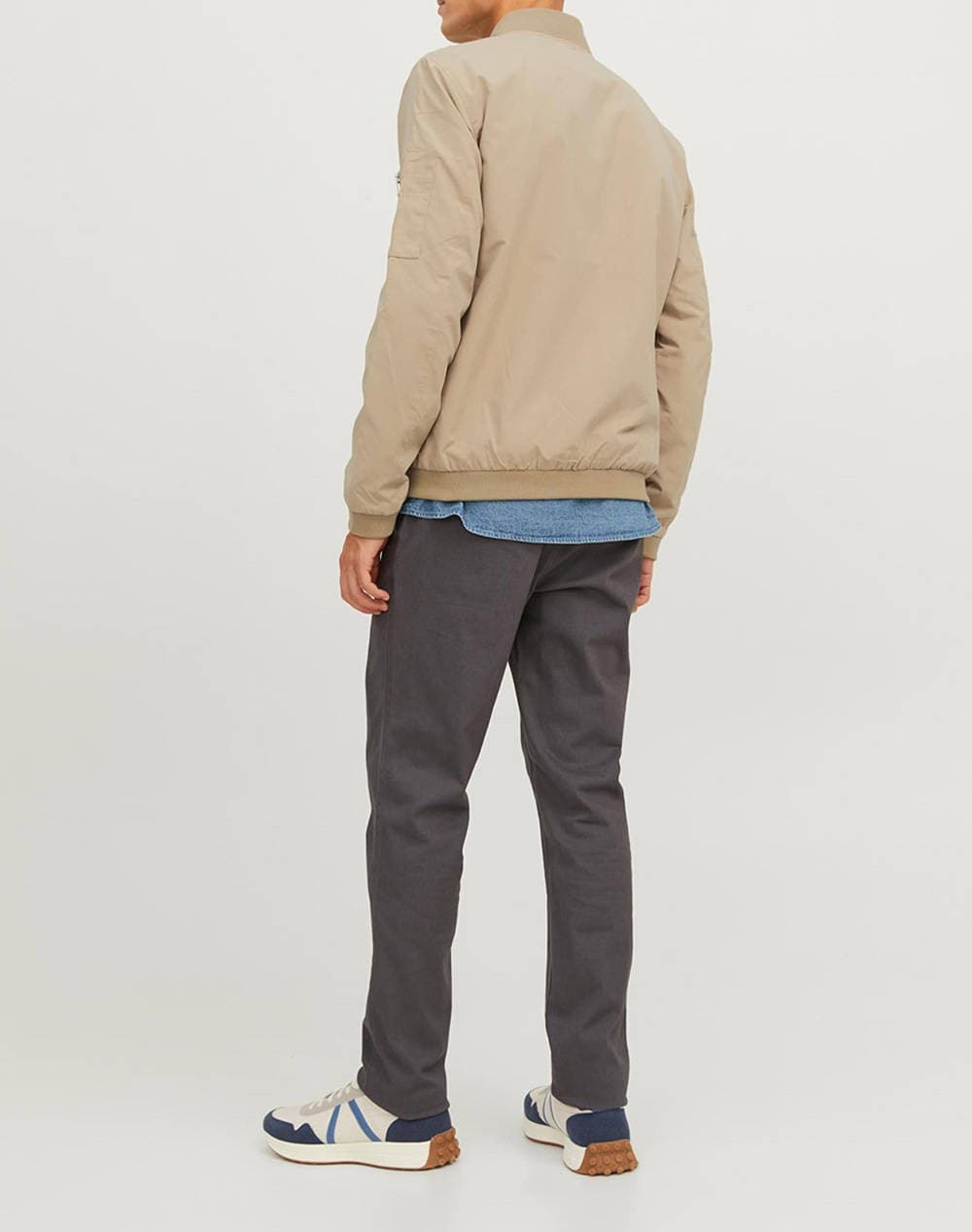 Men's Bomber Jackets Jack & Jones Ecru