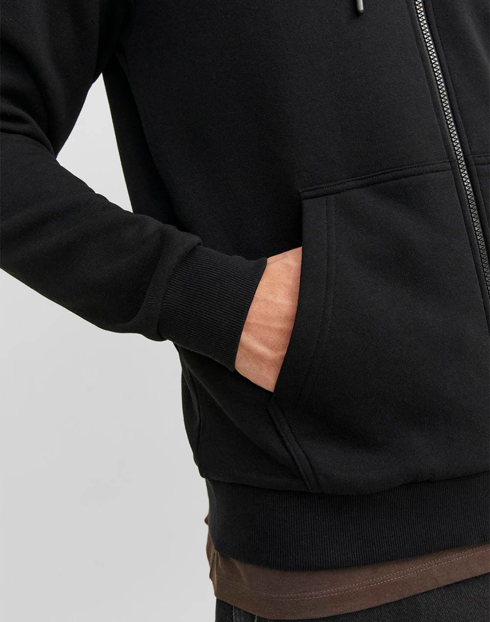 T-shirt με κουκούλα Jack & Jones JJEBRADLEY SWEAT ZIP HOOD