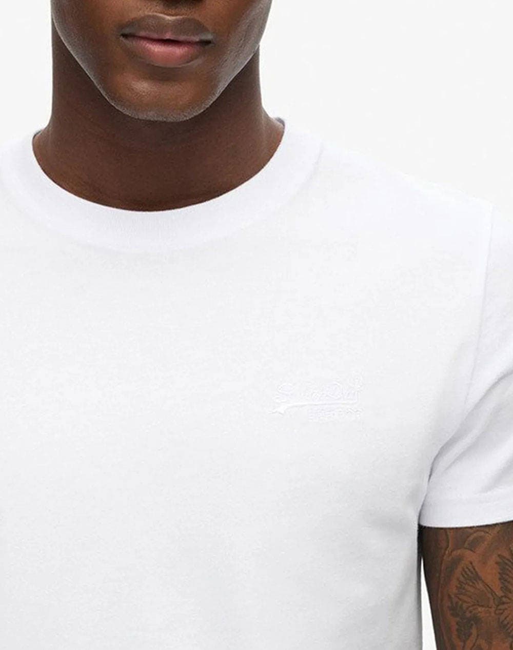 Vintage Logo Embossed T-Shirt Men Superdry