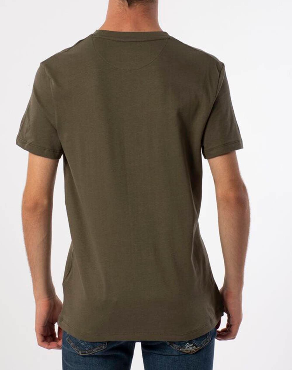 TIMBERLAND T-SHIRT SLIM FIT LOGO ΧΑΚΙ