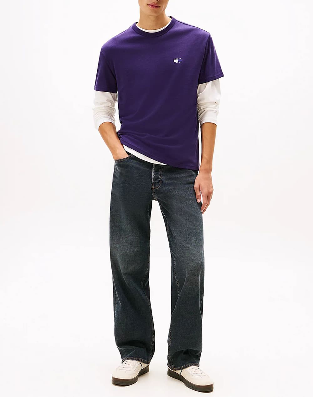 Men's T-Shirts Tommy Jeans Purple