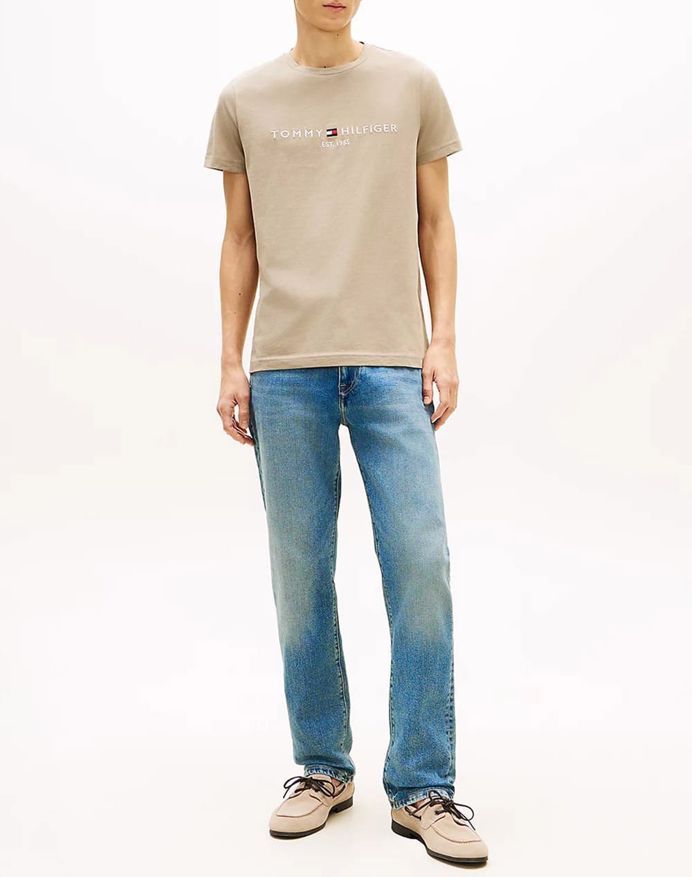 Men's T-Shirts Tommy Hilfiger Brown