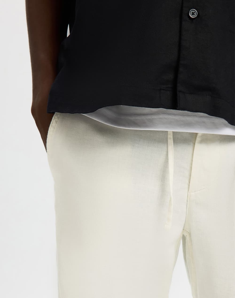 Men's Chino Pants Selected Ecru