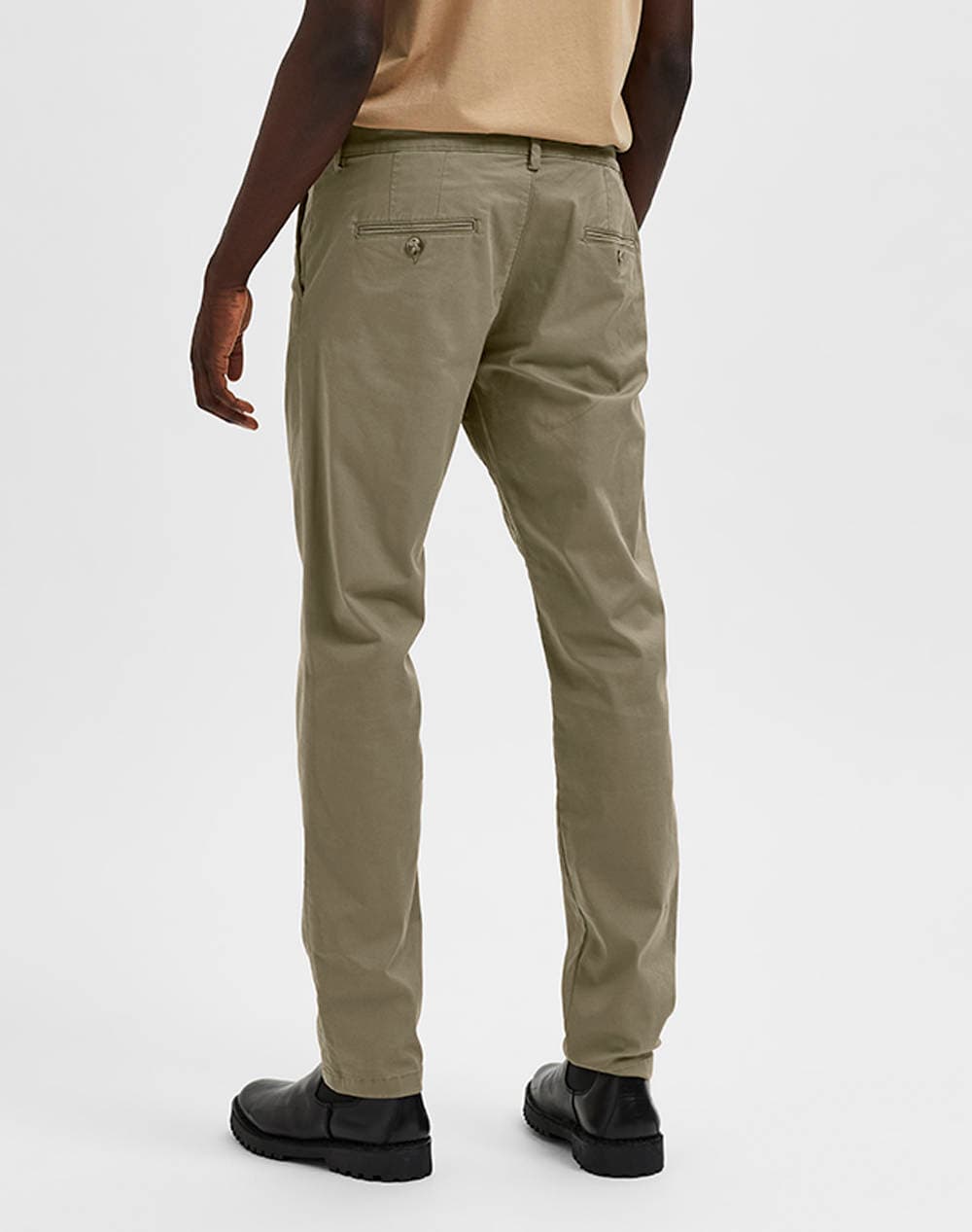 Men's Chino Pants Selected Beige