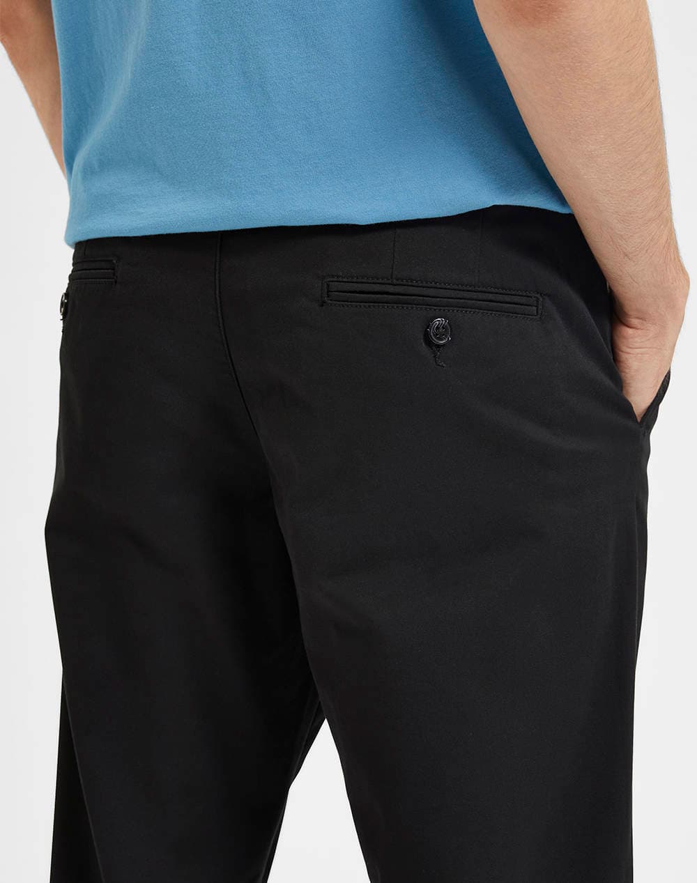 Men's Chino Pants Selected Black