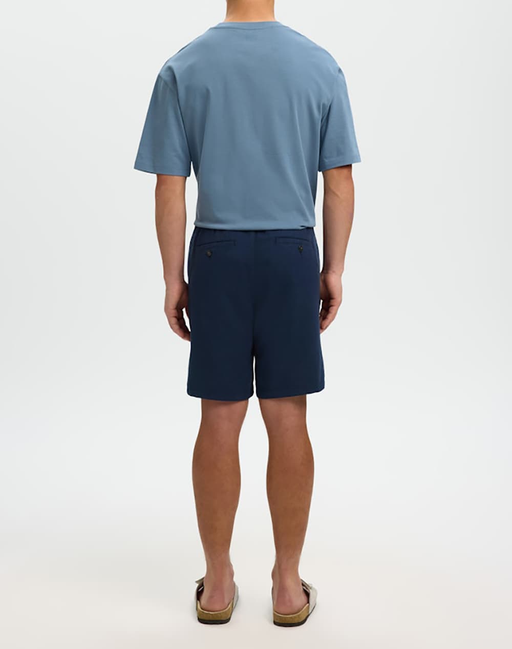 Men's Chino Shorts Selected Blue