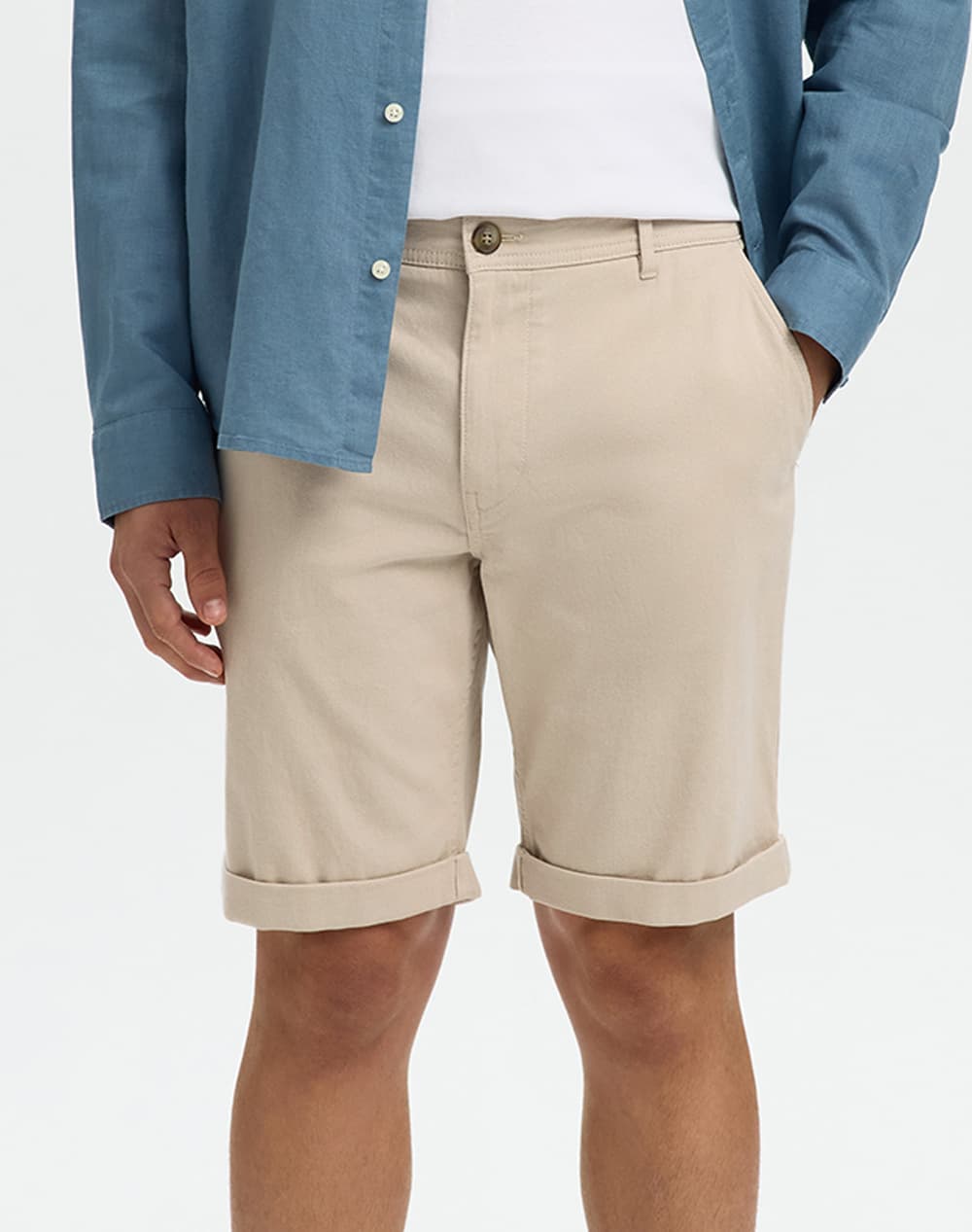 SELECTED SLMSLIM-LUTON MILES FLEX SHORTS NOOS 16092357-Dark SapphireW.BERINGSEA DarkBlue