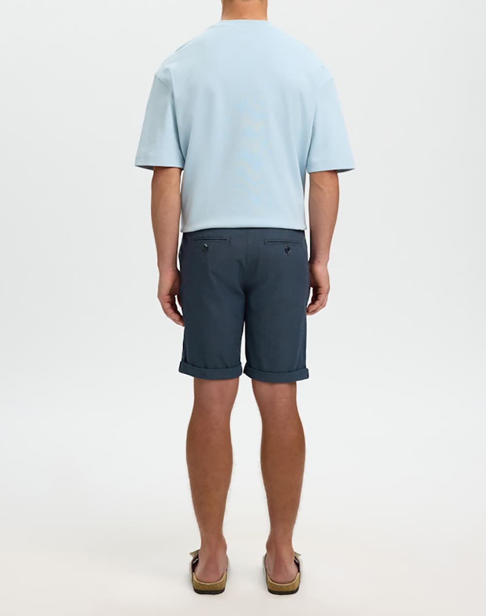 Men's Chino Shorts Selected Blue