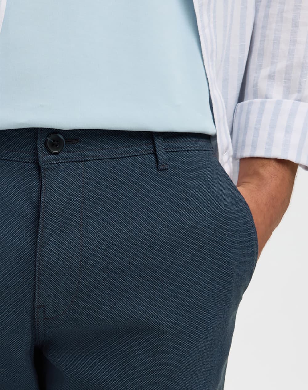 Men's Chino Shorts Selected Blue