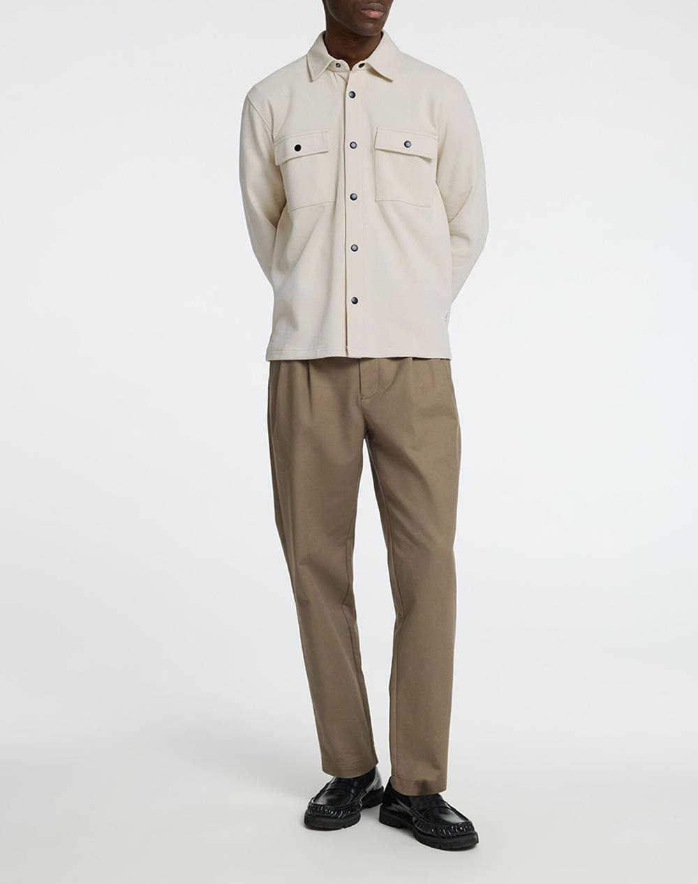 Men's Shirts Selected Beige