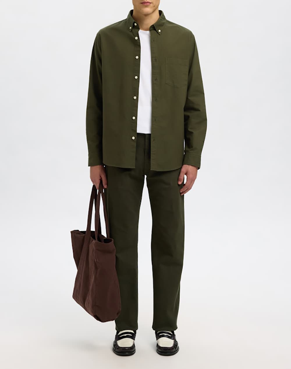 Men's Shirts Selected Green