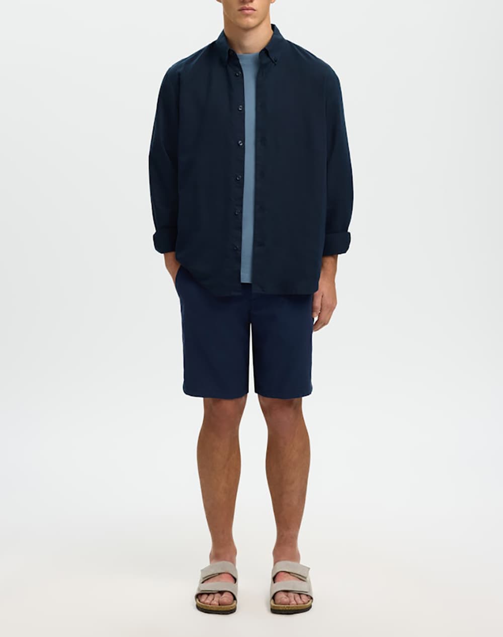 Men's Shirts Selected Blue