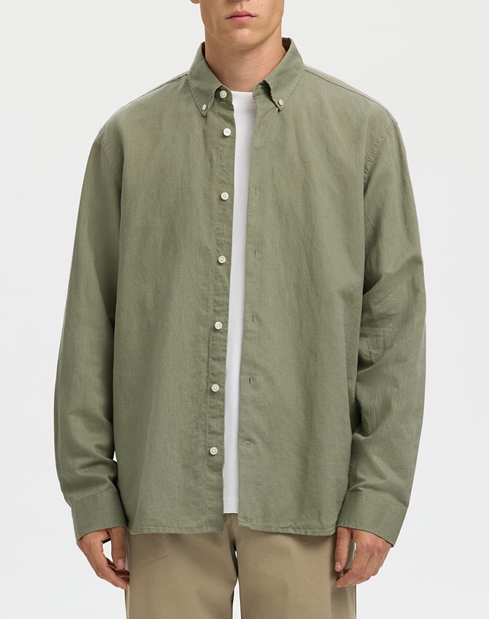 Men's Shirts Selected Green