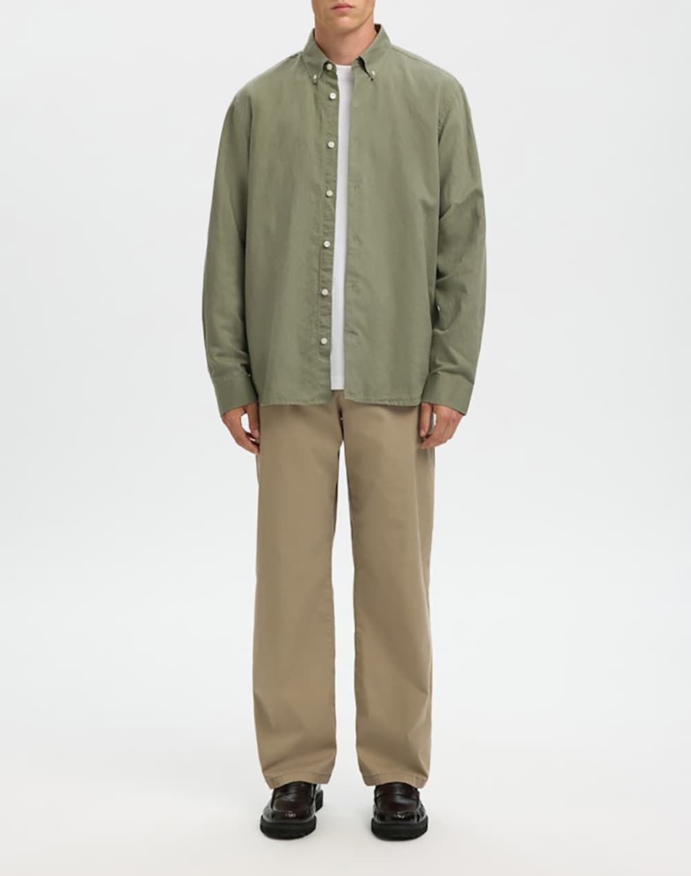 Men's Shirts Selected Green