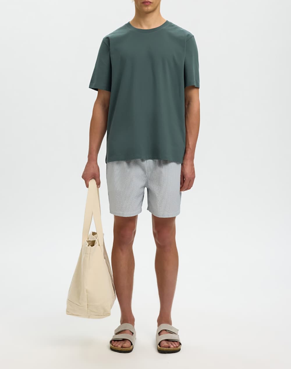 Men's T-Shirts Selected Green