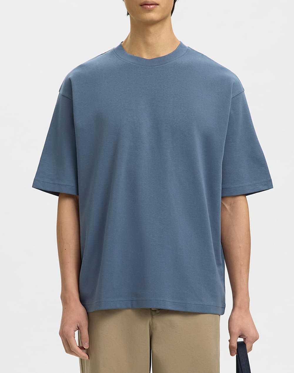Men's T-Shirts Selected Blue