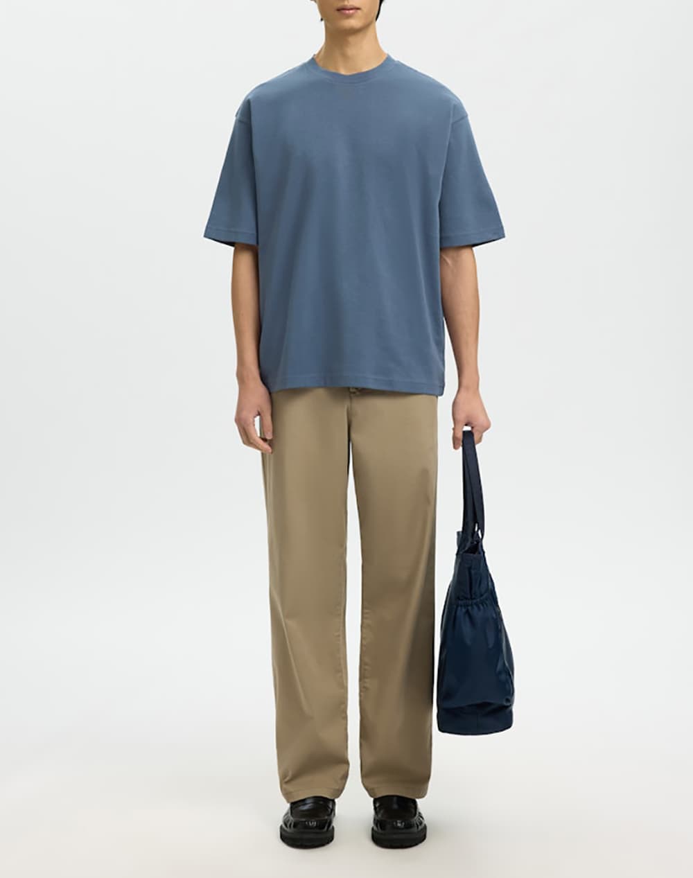 Men's T-Shirts Selected Blue