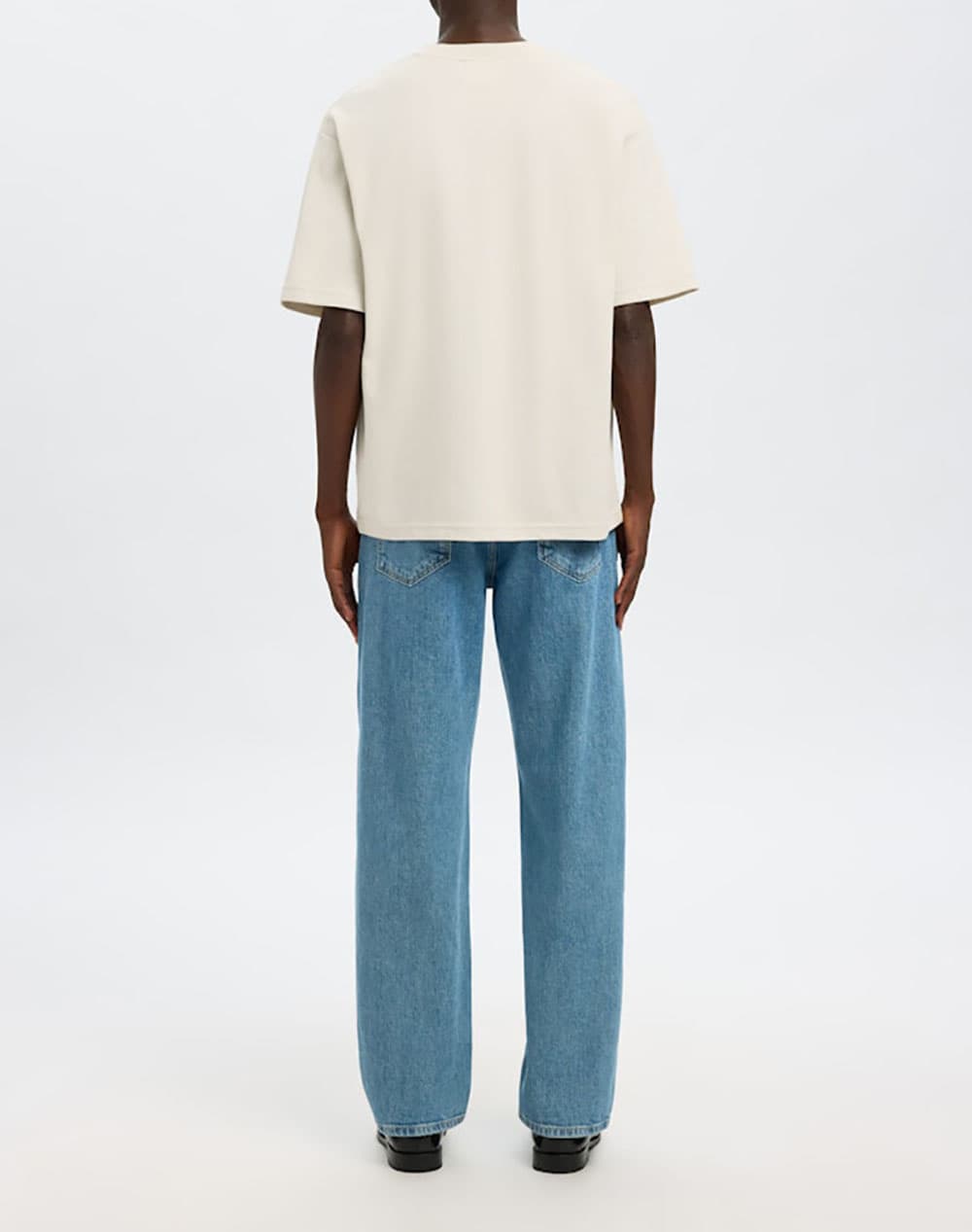 Men's T-Shirts Selected Ecru