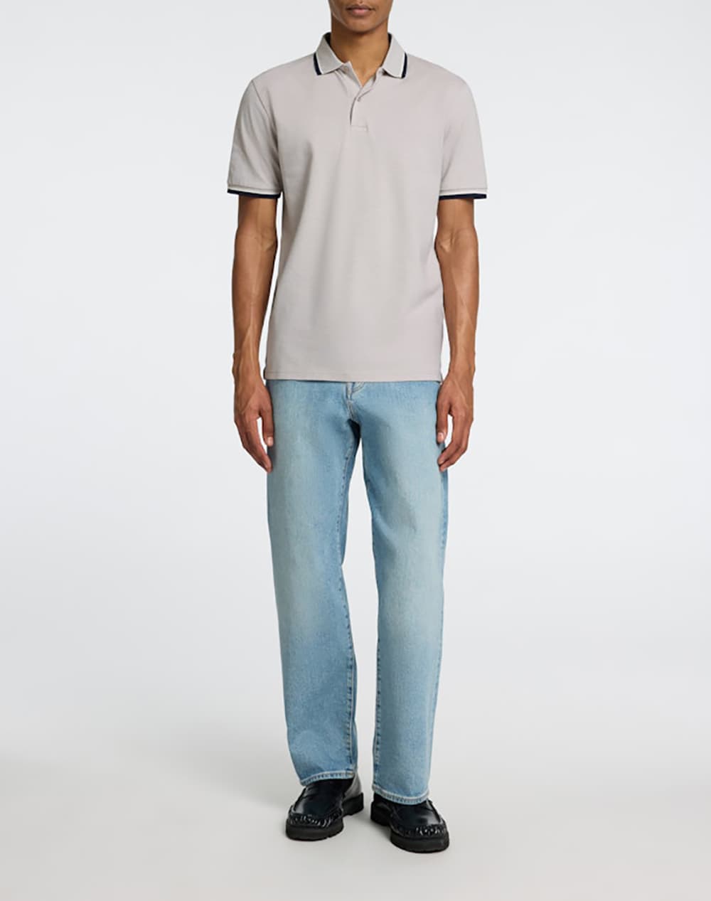 Men's Polo Shirts Selected Gray