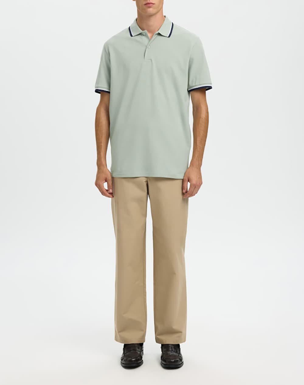 Men's Polo Shirts Selected Green