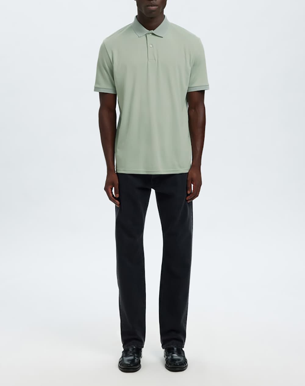 Men's Polo Shirts Selected Green