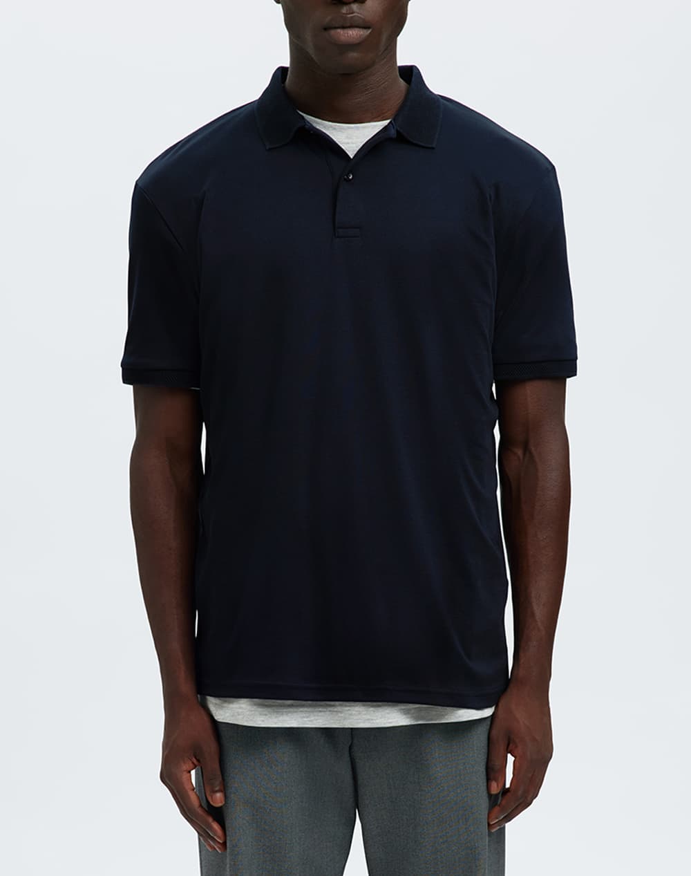 Men's Polo Shirts Selected Blue