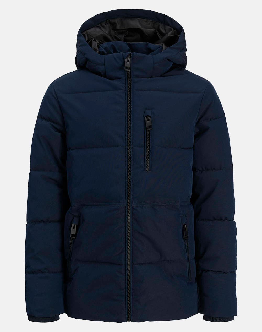 JACK&JONES JJEOWEN PUFFER SN JNR 12278853-BlackSOLID Black
