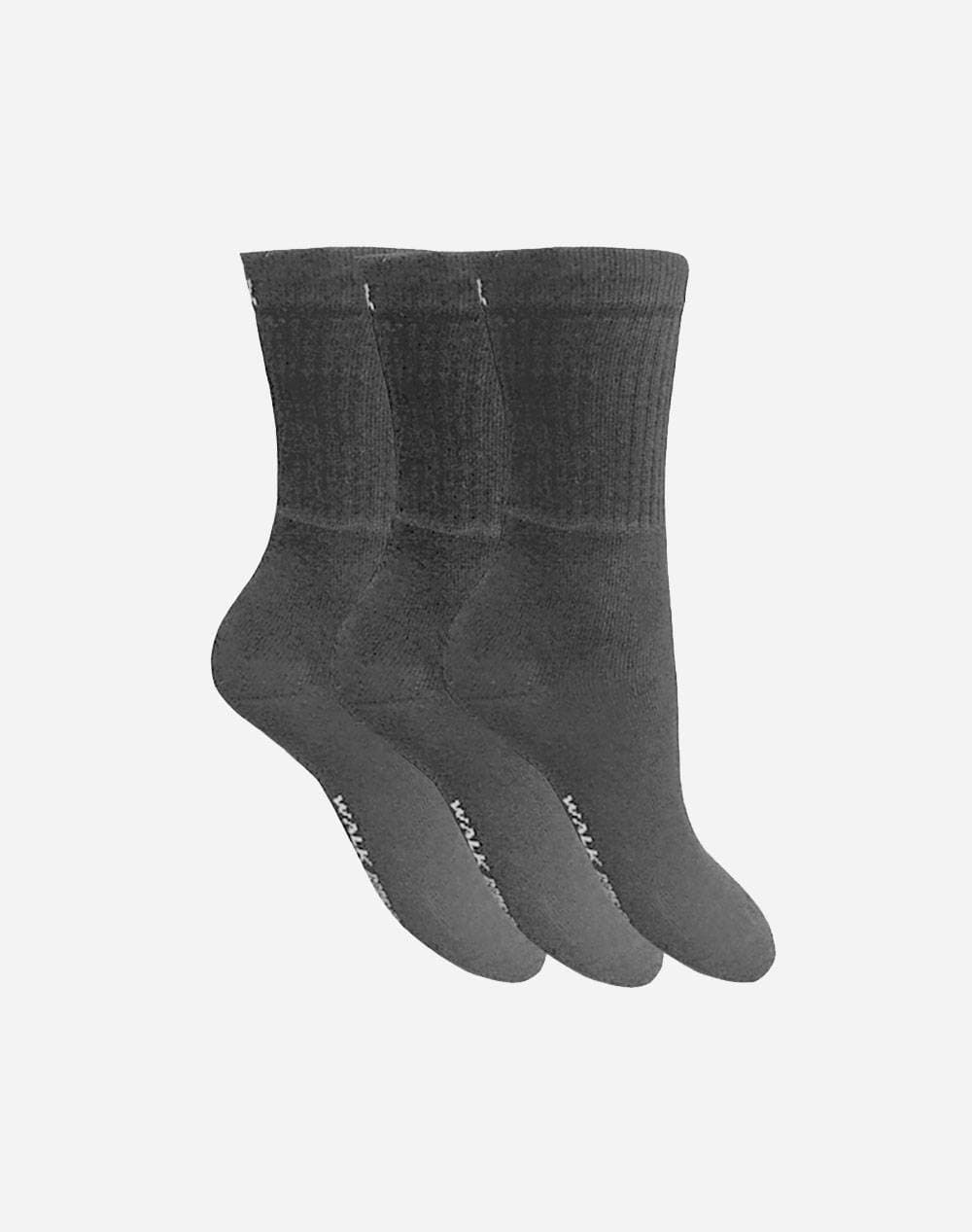 WALK ΠΑΙΔΙΚΕΣ ΑΘΛΗΤΙΚΕΣ ΒΑΜΒΑΚΕΡΕΣ ΚΑΛΤΣΕΣ ΜΕ ΣΧΕΔΙΟ ΣΕΤ 3 Ζ W1860-3-020202 Black