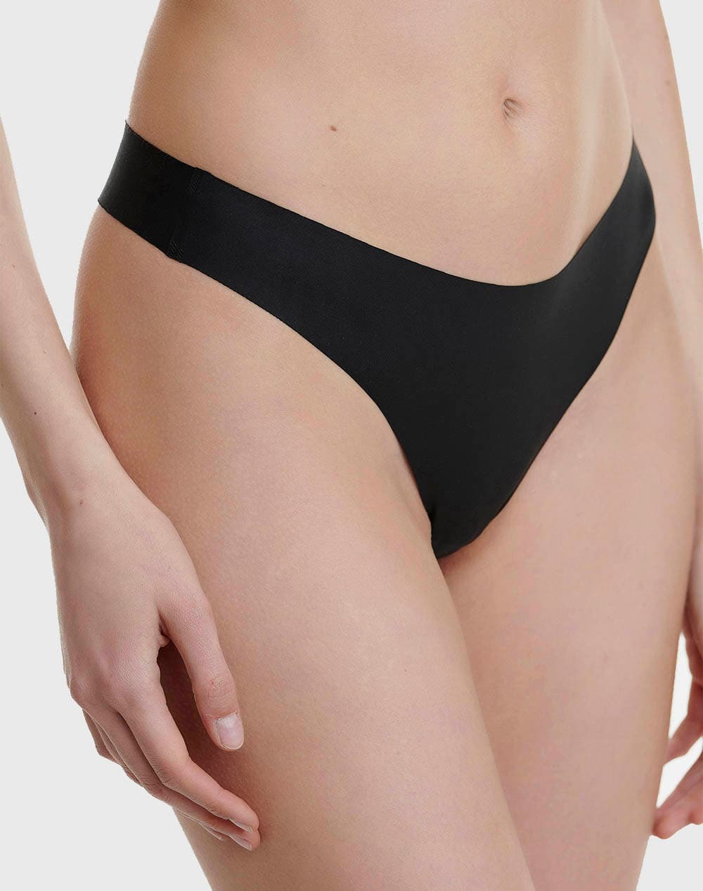 WALK ΓΥΝΑΙΚΕΙΟ THONG LASER CUT 2ΤΕΜ. W2071-0202/ΜΑΥΡΟ Black